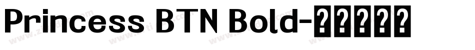 Princess BTN Bold字体转换